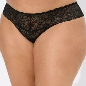 Torrid lace thong in teal new with tags